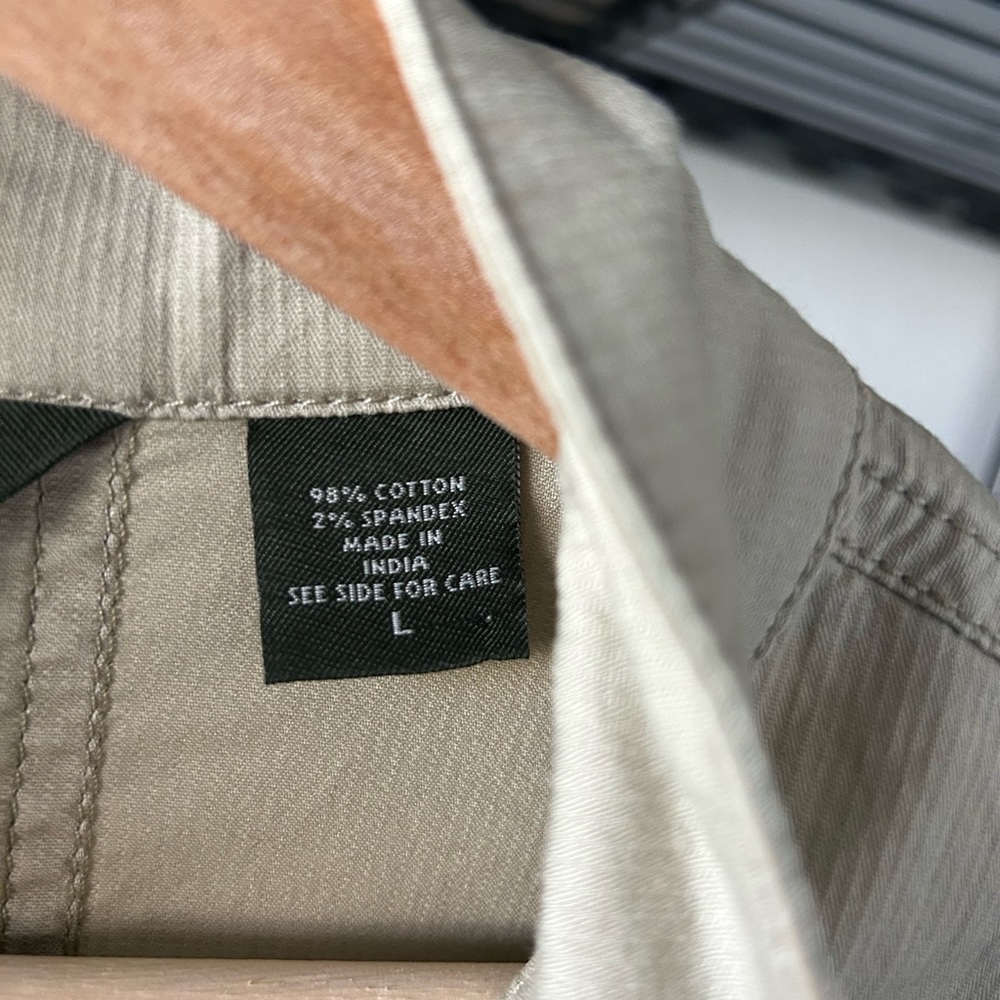 Eddie Bauer Womens Tan Button Down Casual Jacket Size Large - Picture 6 of 7